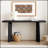 Stylish Console Table With Pine Veneer And Geometric Legs, Suitable For Living Room, Study, And Dining Room-212179255