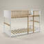 Lit superposé simple en bois massif Bustillo-876021063