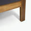Ensemble de meubles de patio 4 pièces avec coussin moelleux et table basse en bois