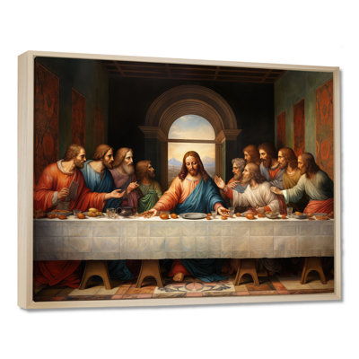 Masterpiece The Last Supper Of Today On Canvas Print