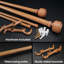 Adjustable Length 1-1/8 Inch Double Curtain Rod Set-30741567