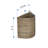 Cresthaven Wicker Open Waste Basket - 12 Gallons