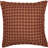 Ninepatch Star Embroidered Cotton Reversible Throw Pillow