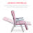 Aalilah 75cm Long Reclining Single Chaise with Cushions-55968982