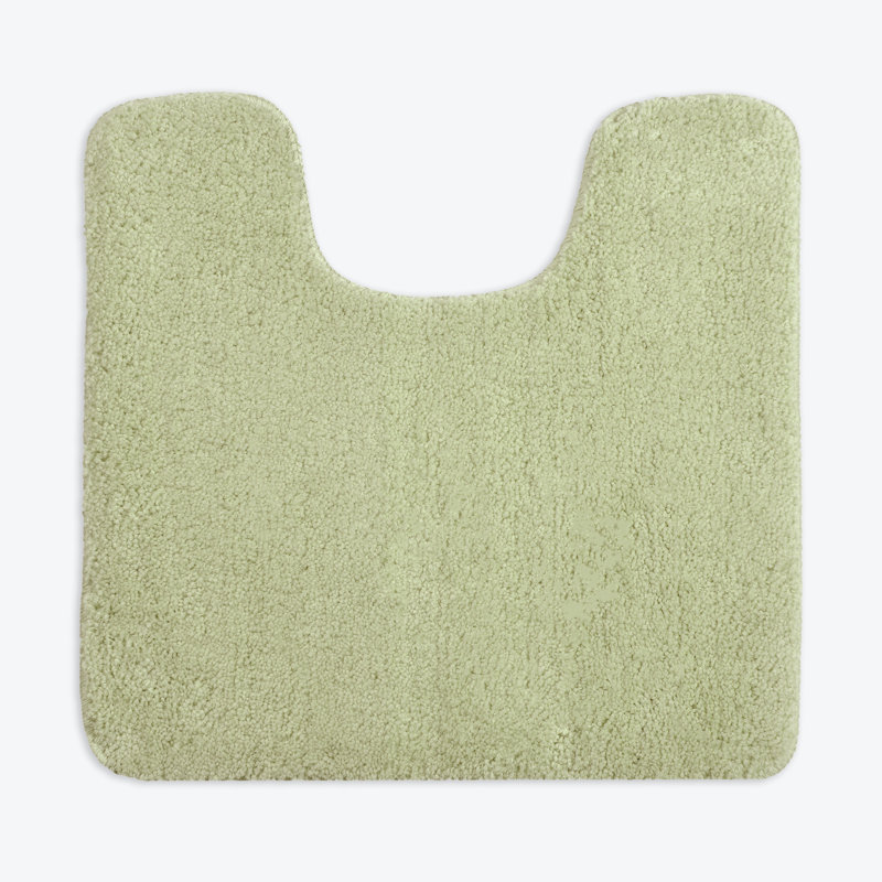 Joyce Microfibre U-Shape Pedestal Mat, Fern