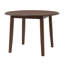 Table de salle à manger extensible ronde pour 2 à 4 personnes, table de salle à manger pliante en bois avec taille réglable, conception peu encombrante pour les petits appartements et les salles à manger-129879154