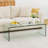 Worsham Tempered Glass Top Coffee Table