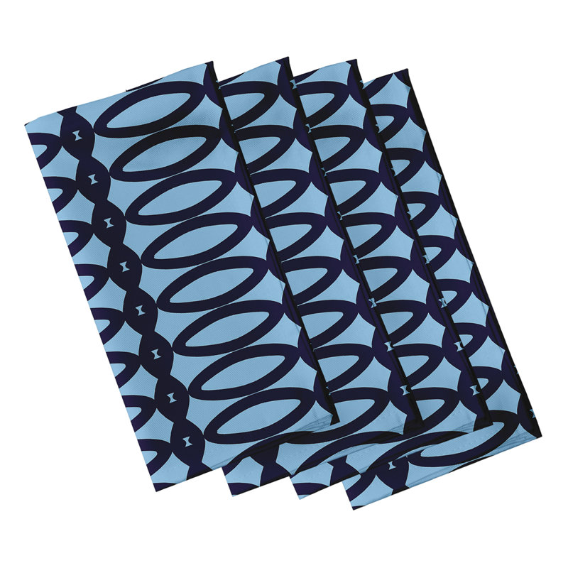 Serviette Daloni, L 18 po x L 18 po, Bleu marine printanier Carolina