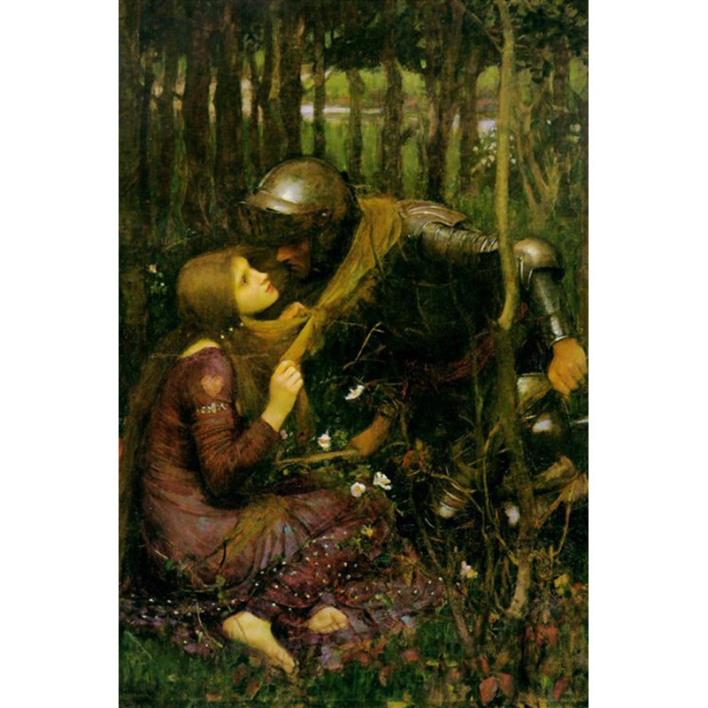 La Belle Dame Sans Merci, H 24 po x l 16 po