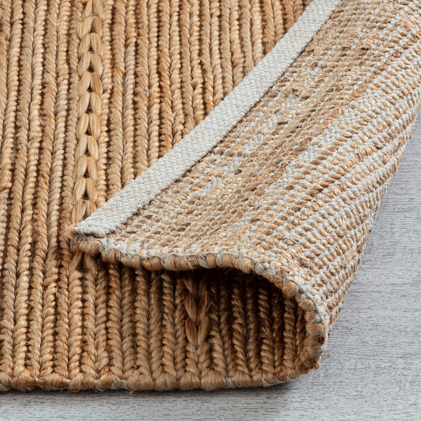 Oscar Hand Loomed Jute / Sisal Rug, Rectangle 5' x 8'