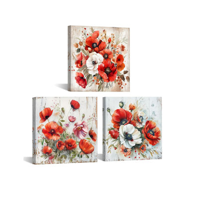 3 Piece Wrapped Canvas Wall Art