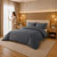 Microfiber Striped Duvet Cover Set with Pillowcases Included-120238776-122846397