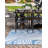 Gabija Abstract Navy Blue Indoor/Outdoor Area Rug-977802634