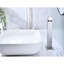 Robinet de lavabo de salle de bain avec jet en cascade et bec en acier inoxydable pour un ajustement facile-121645609