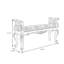Banc rembourré en chenille-100151185