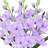 Artificial Gladiolus Flower Bush-455269091