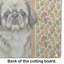 Planche à découper en verre Sable Pekingese Heirloom Fall