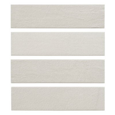 Atmosphere 3-in. x 9-in. Subway Textured Stone Look Matte Ceramic Wall Tile