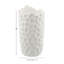Vase en porcelaine blanche décorative en céramique avec motif martelé-686723478