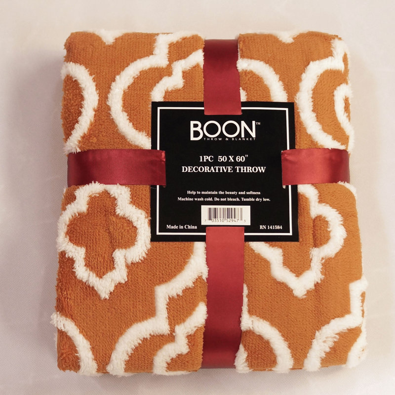 Throw Blanket, Burnt Orange