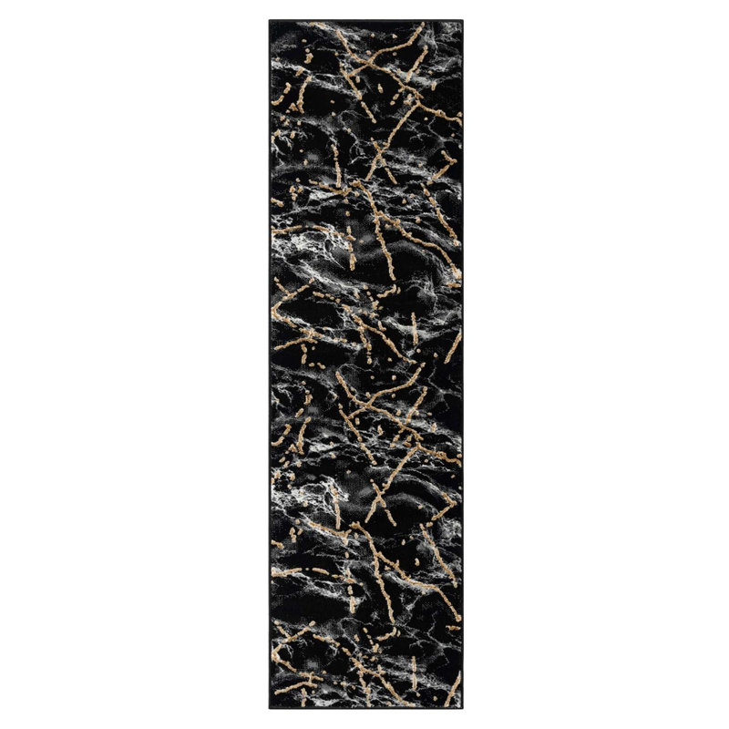 Macaully Abstract Indoor Rug, Runner 2' x 7'