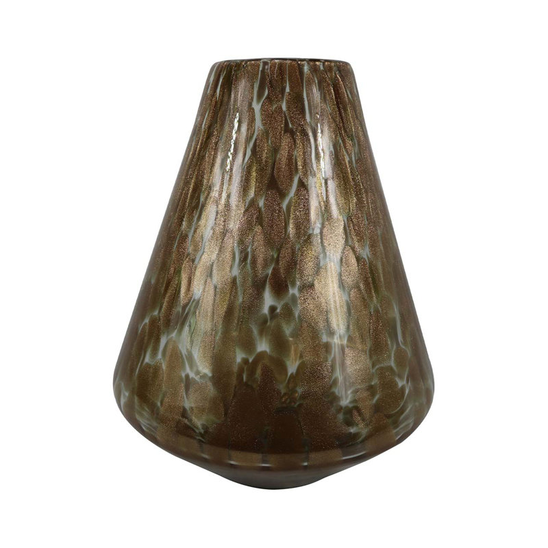 Coplyn Stunning Handmade Vase for the Living Room, Modern Luxury Glass Vase Decor