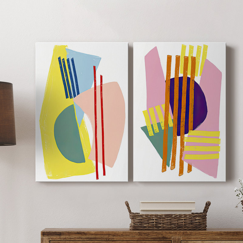 Colour Plan III-Premium Gallery Wrapped Canvas -Ready to Hang