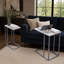 Table de bout en faux marbre