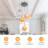 Modern 3-light Pendant With Glass Shade