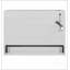 Lit escamotable double avec grands tiroirs, blanc-571545650
