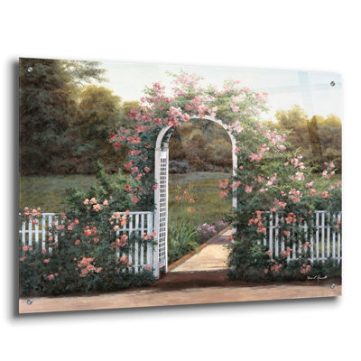 " Rose Trellis " by Diane Romanello