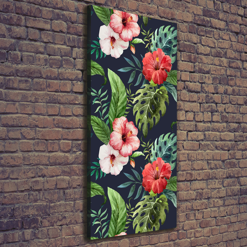 Hawaiian Pattern - Wrapped Canvas Print