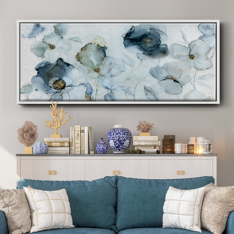 Flowering Indigo- Framed Canvas