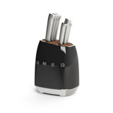 SMEG 7 Piece Knife Block Set