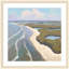 «Coastal visions» par Mary Sparrow, reproduction d'art encadrée