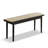 Modern Style Dining Bench With Rattan Detail