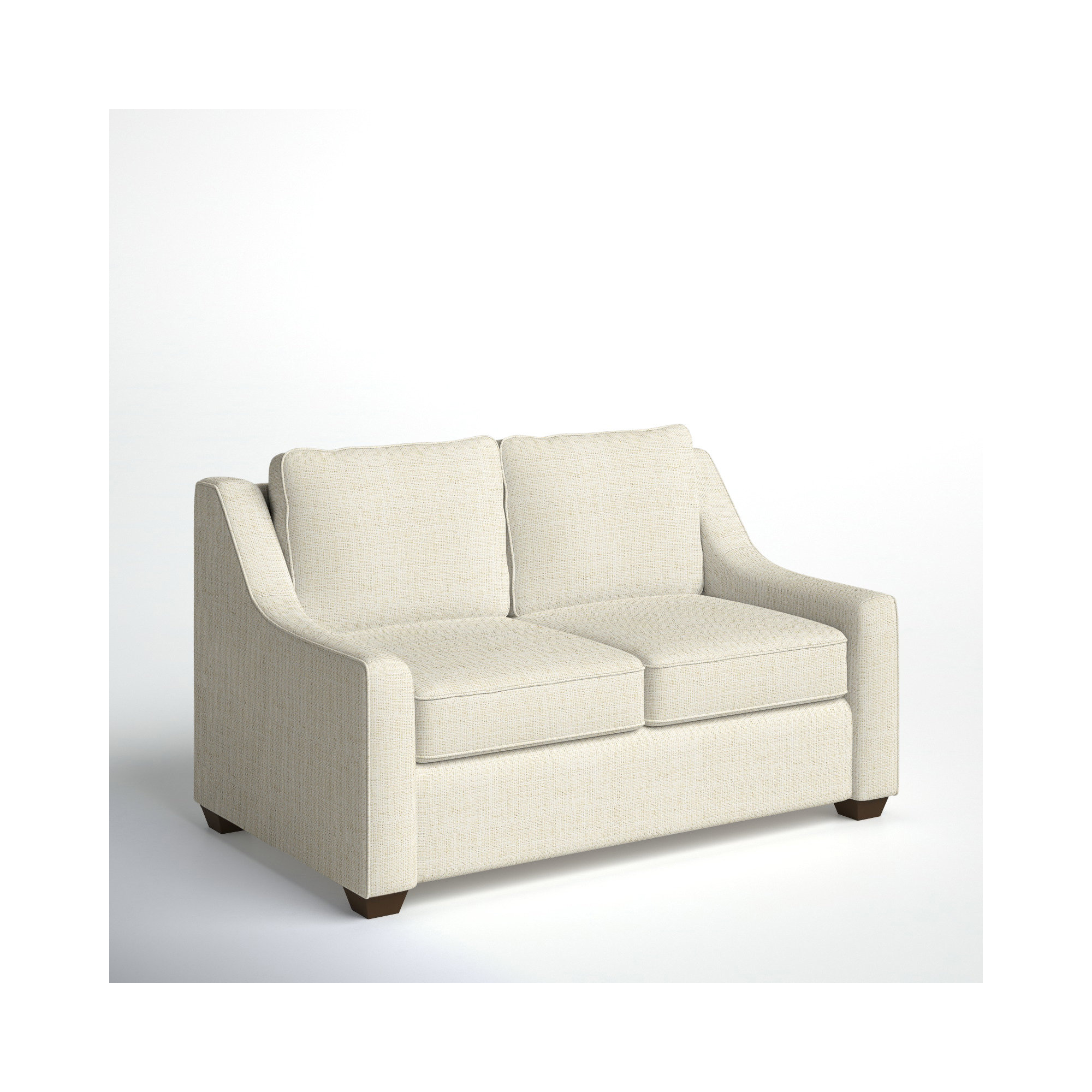Gemi 56.5'' Upholstered Loveseat, Bevin Natural