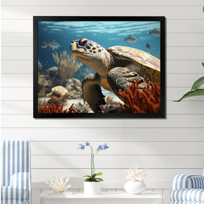 Vie côtière classique sur toile