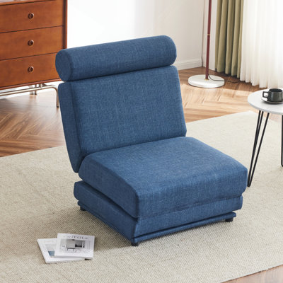 Canapé-lit simple pliable simple avec coussin, canapé-lit pliable portable, fauteuil de loisir, facile à ranger, fabriqué en tissu respirant et portable