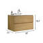 Ensemble de meuble-lavabo 2 tiroirs Modern