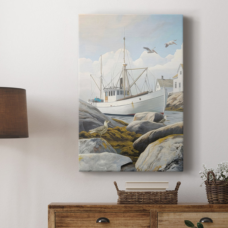 Fisherman's Way I - Cavas enveloppés de galerie, H 60 po x l 40 po