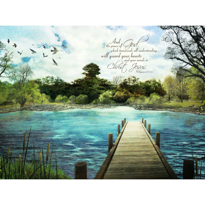 Magical Lake - impression sur toile tendue