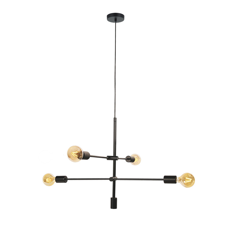 Lucien 4 - Light Black Single Pendant