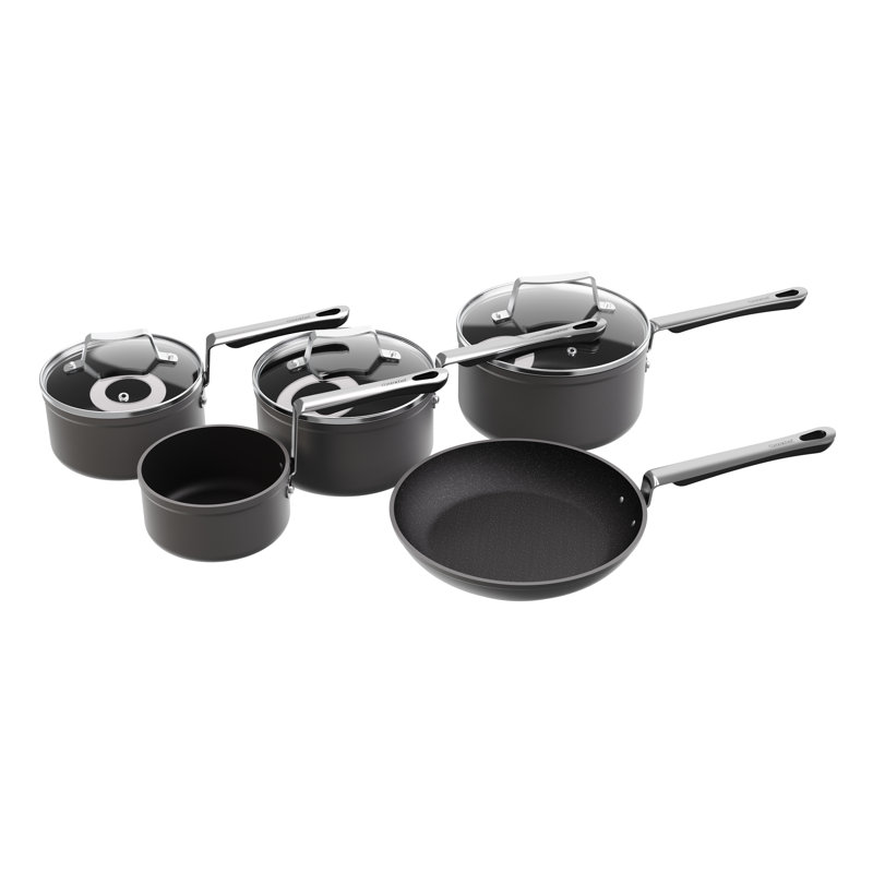 Commichef  5-Piece Cookware Set, Black
