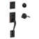 Addison Handleset with Deadbolt and Accent Door and Rosette