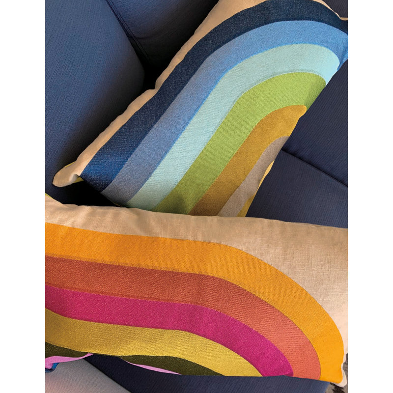 Coussin Calistoga, Bleu