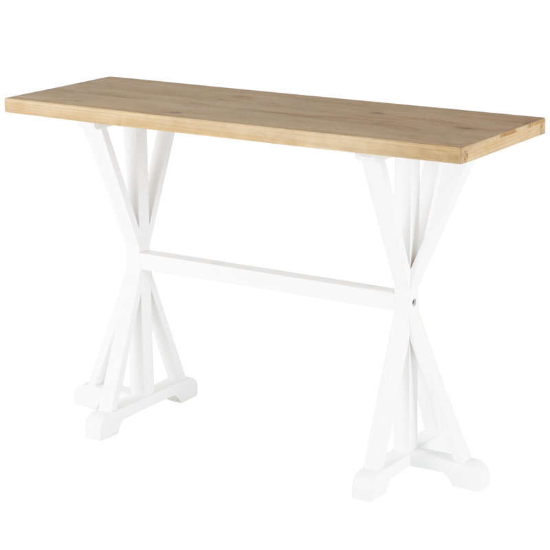 Console en bois massif 47,25 po Camerynn