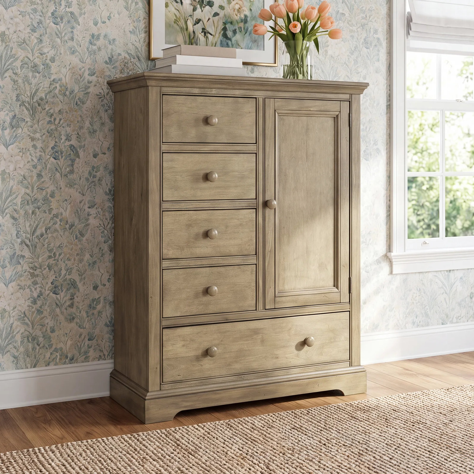 Charter Wood Chifferobe, Cashew