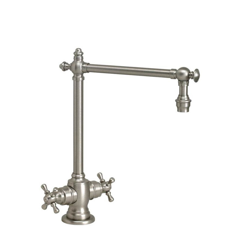 Towson Bar Faucet, Antique Copper, Cross Handle