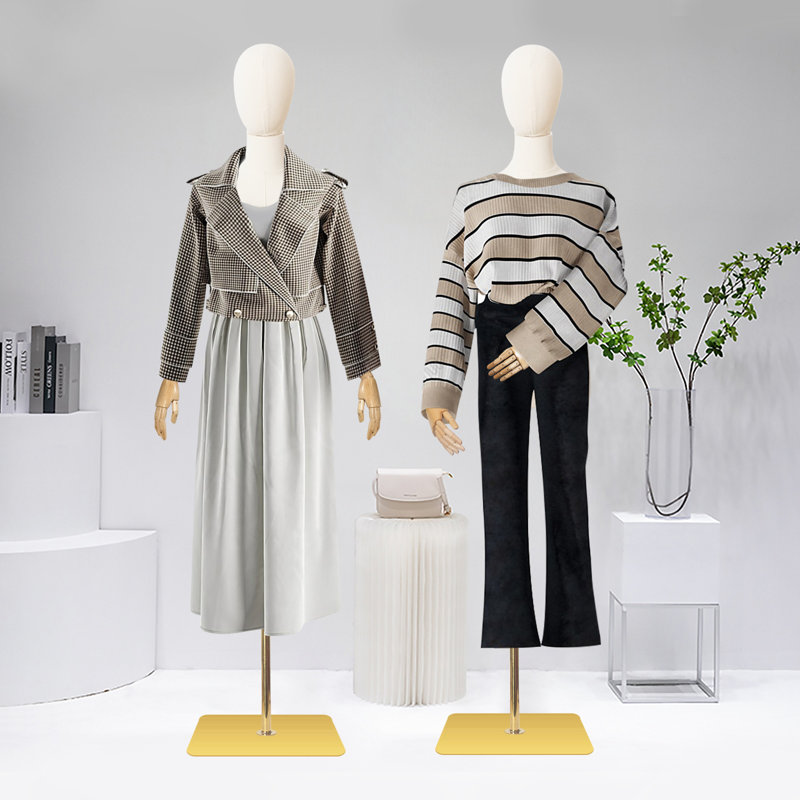 Sharewin Dress Form Two Wooden Hands